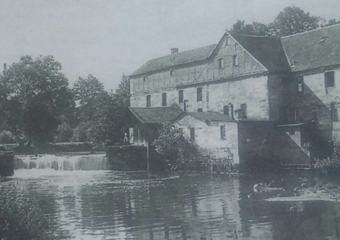 Die Herzogmühle um 1900. Foto: Archiv Bernd Mayer.