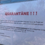 Coronavirus im Landkreis Bayreuth. Zwei Patienten positiv getestet. Foto: Frederik Eichstädt