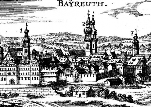 Stadtansicht Bayreuth 1686. Foto: Archiv Bernd Mayer