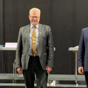 Die neuen Bürgermeister in Bayreuth: (v.l.n.r.) Bayreuths zweiter Bürgermeister Andreas Zippel (SPD), Oberbürgermeister Thomas Ebersberger (CSU) und Bayreuths dritter Bürgermeister Stefan Schuh (JB). Foto: Redaktion