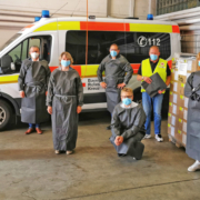 Im Bild (v.l.n.r.): Bozena Schiepert (Caritas), Dr. Franz Sedlak (Diakonie), Irene von der Weth (Paritätischer Wohlfahrtsverband), Ulrich Bertelshofer (Hospitalstiftung), Markus Ruckdeschel (BRK), Dietmar Kasel (BRK Rettungsdienst), Marion Tost (AWO). Foto: AWO Kreisverband Bayreuth-Stadt