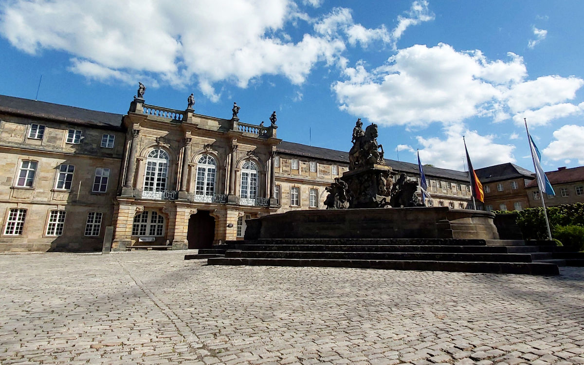 Das Neue Schloss in Bayreuth öffnet wieder. Foto: Neele Boderius