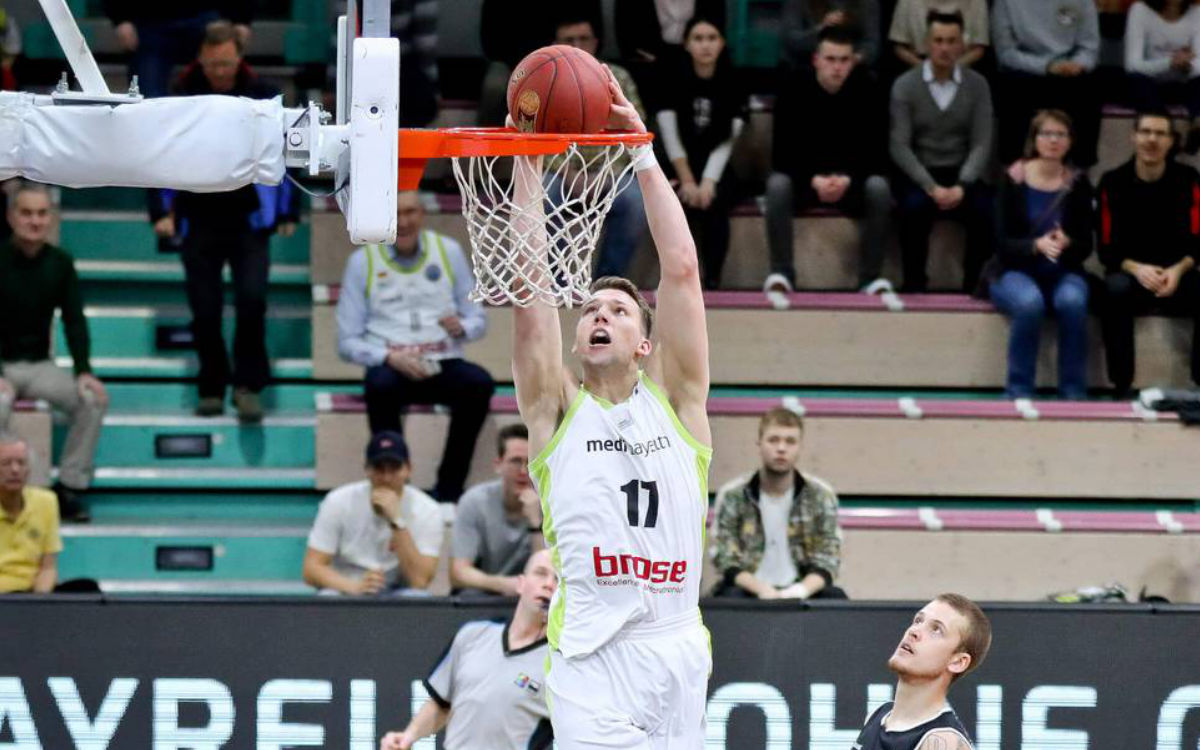 Lukas Meisner verlässt medi bayreuth. Foto: FIBA