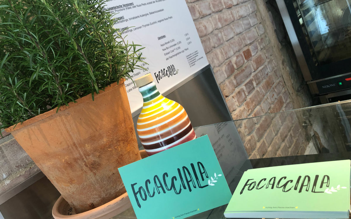 Das Focacciala in Bayreuth gibt's seit einer Woche. Foto: Christoph Wiedemann
