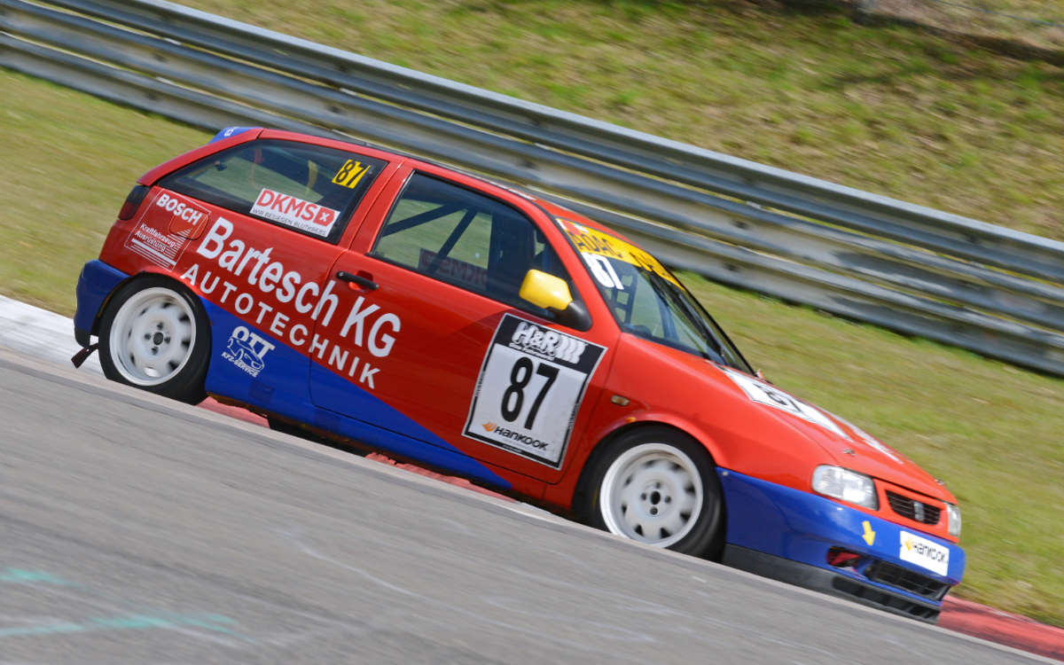 Der Seat Ibiza des Bayreuther Rennfahrers Jens Klusmann (Godesberger Motor Club). Foto: Privat