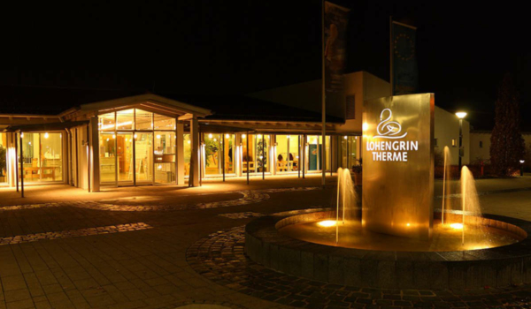 Die Lohengrin Therme in Bayreuth. Foto: Lohengrin Therme