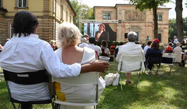 Wahnfried Open Air in Bayreuth. Die Alternative zur Eröffnung der Bayreuther Festspiele. Foto: Christoph Wiedemann