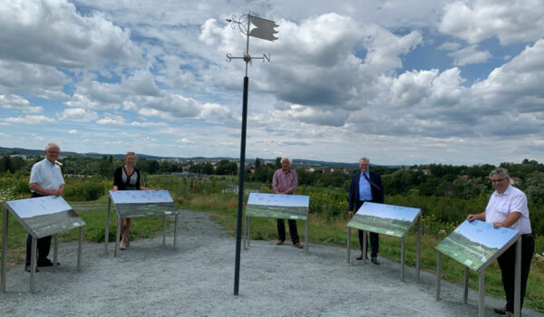 Das ist der Aussichtspunkt im ehemaligen Bayreuther Landesgartenschaugelände. Foto: Katharina Adler