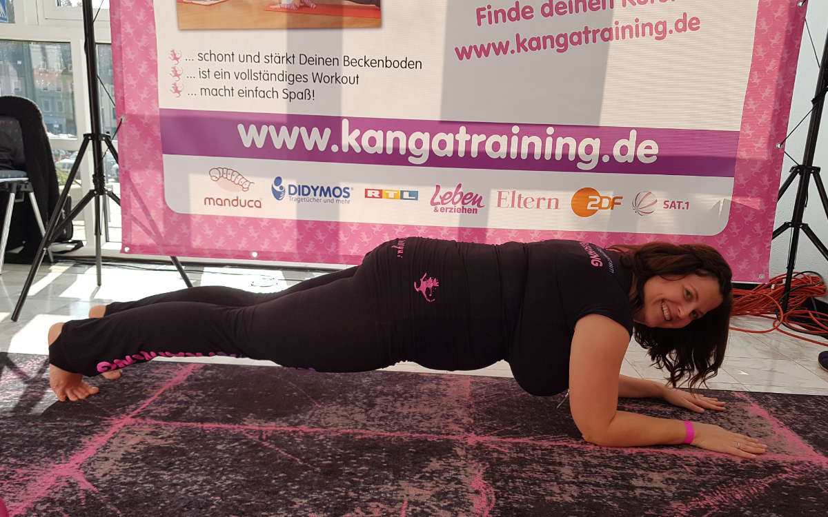 Die lizenzierte Kanga-Trainerin Kristina Chowanietz (29) aus Bayreuth. Foto: privat