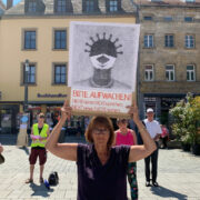 Am Freitag demonstriert die Bürgerbewegung 20plus1 in Bayreuth gegen die Corona-Beschränkungen. Foto: Katharina Adler