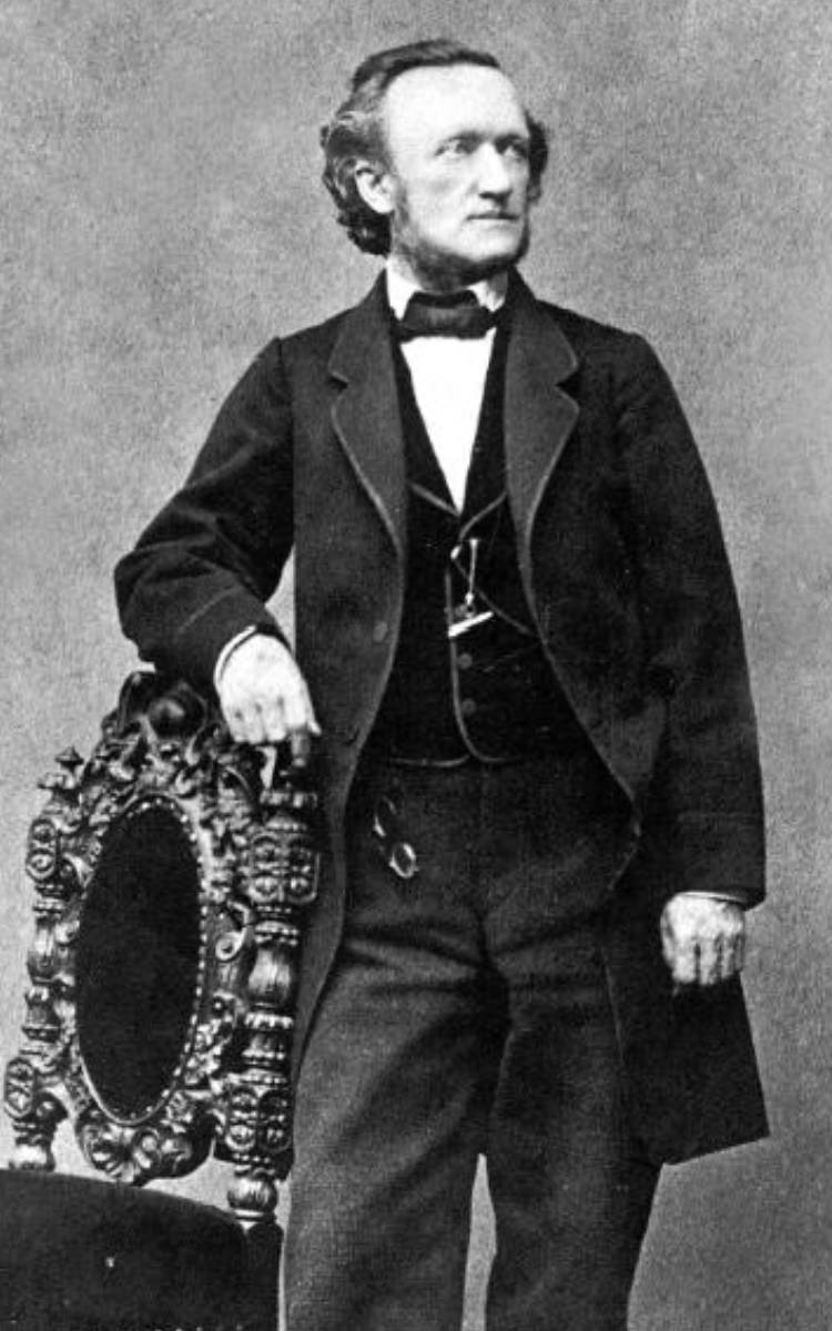 Richard Wagner 1864. Foto: Joseph Albert