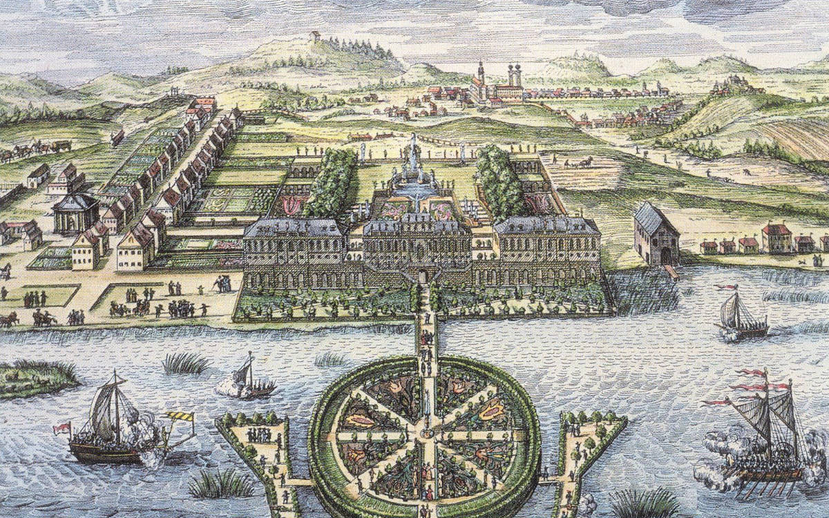 Historische Ansicht von St. Georgen und dem Brandenburger See. Repro: Stephan Müller