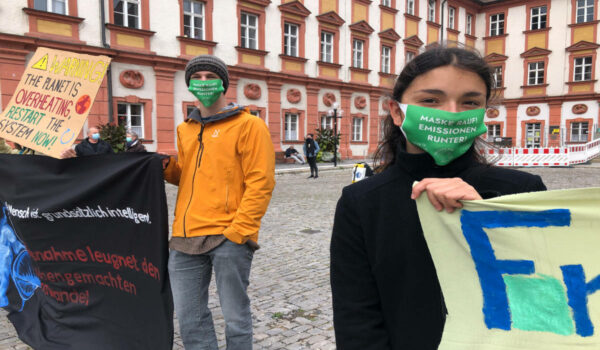 Fridays For Future Demonstration in Bayreuth. Foto: Christoph Wiedemann