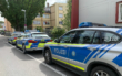 Fahrzeuge der Polizei. Foto: Katharina Adler