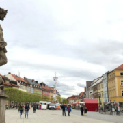 In der Innenstadt in Bayreuth wird ein neuer Rewe entstehen. Symbolfoto: Redaktion