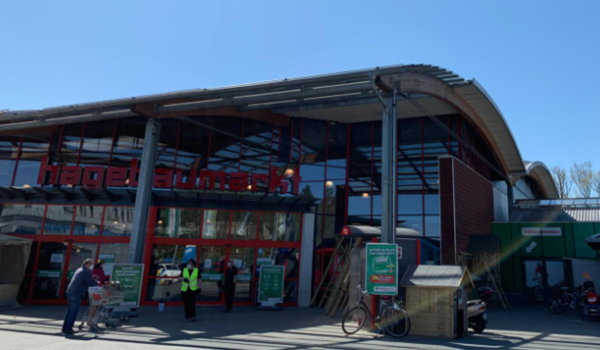 Der Hagebaumarkt in Bayreuth darf seit Montag (11.1.2021) wieder Kunden bedienen. Zumindest unter gewissen Voraussetzungen. Archivfoto: Katharina Adler