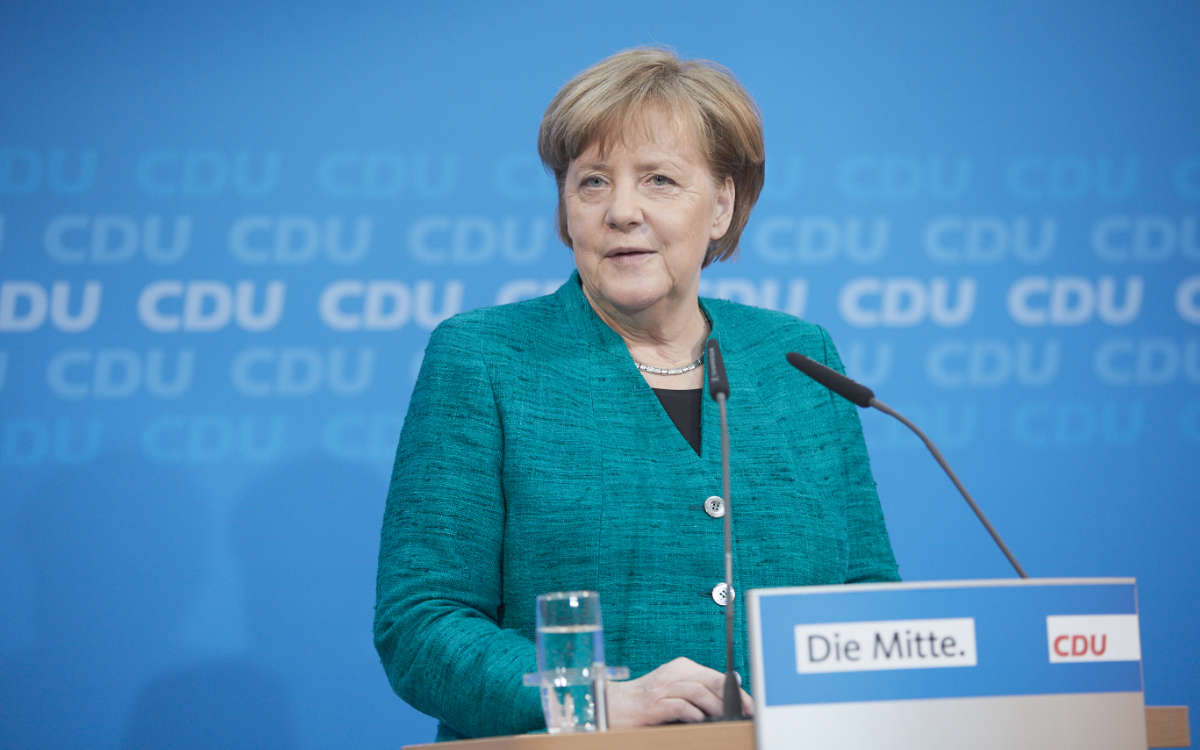 2G-Regel in Deutschland: Die geschäftsführende Bundeskanzlerin Angela Merkel befürwortet eine Ausweitung und will auf Ungeimpfte den Druck zum Impfen erhöhen. Symbolfoto: CDU/Laurence Chaperon