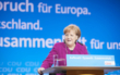 Bundeskanzlerin Angela Merkel meldet sich nach dem Impfgipfel in einer Pressekonferenz. Archivfoto: CDU/Laurence Chaperon