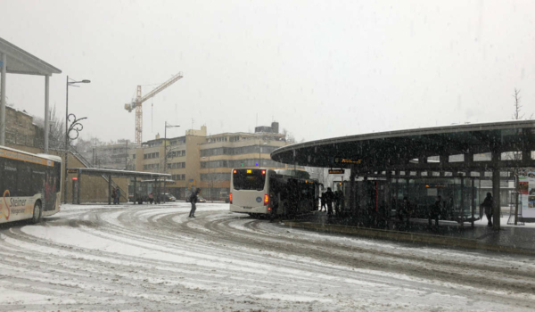 Der ZOH im Winter: Schüler der Markgrafenschule mussten ihre Monatskarten für den Januar zurückschicken. Foto: Katharina Adler