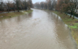 Warnung vor Hochwasser in Bayreuth. So sah es im Januar 2021 am Roten Main in Bayreuth aus, als Hochwasser gemeldet wurde. Archivfoto: Redaktion