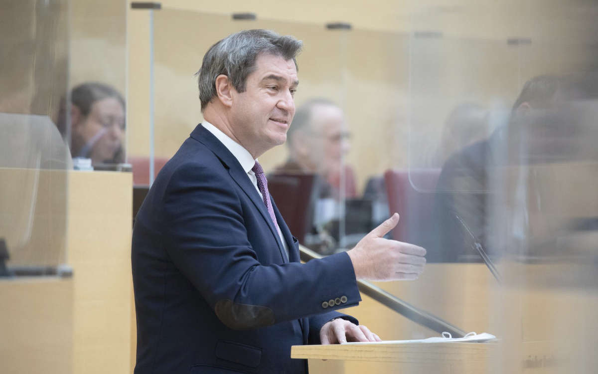 Am Dienstag, 22. März 2022, beriet der Ministerrat um Ministerpräsident Markus Söder zum Ukraine-Krieg und der aktuellen Corona-Situation. Symbolfoto: Bildarchiv Bayerischer Landtag, Foto: Stefan Obermayer