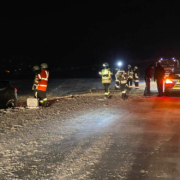 Unfall bei Goldkronach im Kreis Bayreuth. Frau und Mann müssen ins Krankenhaus. Foto: Holzheimer/News5