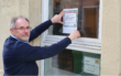 Kreisvorsitzender Ulf Boderius von den Grünen in Bayreuth bei der Aktion für Pflegeberufe. Foto: Grüne Bayreuth