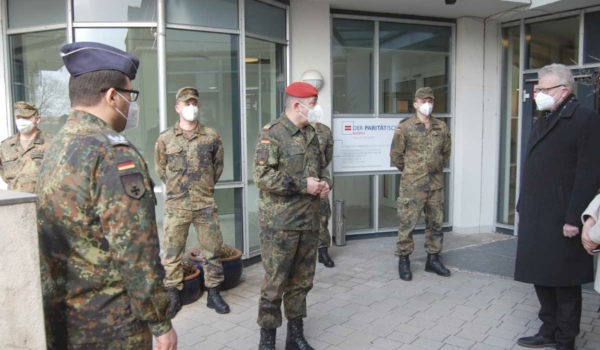 Generäle in Bayreuth zu Besuch mit Oberbürgermeister Ebersberger. Foto: Stadt Bayreuth