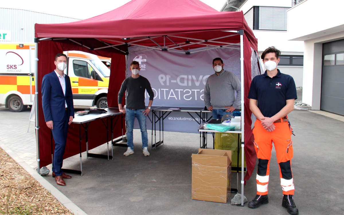 Noch mehr Corona-Tests im Landkreis Bayreuth: Landrat begutachtet Vorschlag. Foto: Landratsamt Bayreuth