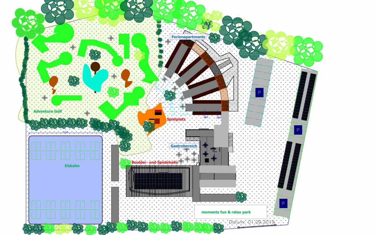 Ein Freizeitpark für Thurnau im Landkreis Kulmbach: Der Gemeinderat hat zugestimmt. Das bt hat nachgefragt. Grafik: privat