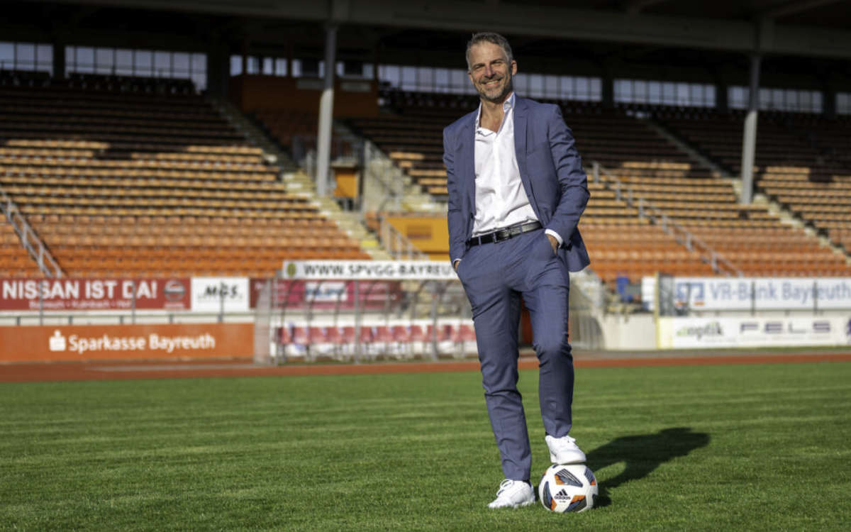 Tomas Kanovsky ist neuer kaufmännischer Geschäftsführer der SpVgg Bayreuth. Im Gespräch mit dem bt hat er sich zu vielen Themen geäußert. Foto: Peter Glaser / SpVgg Bayreuth