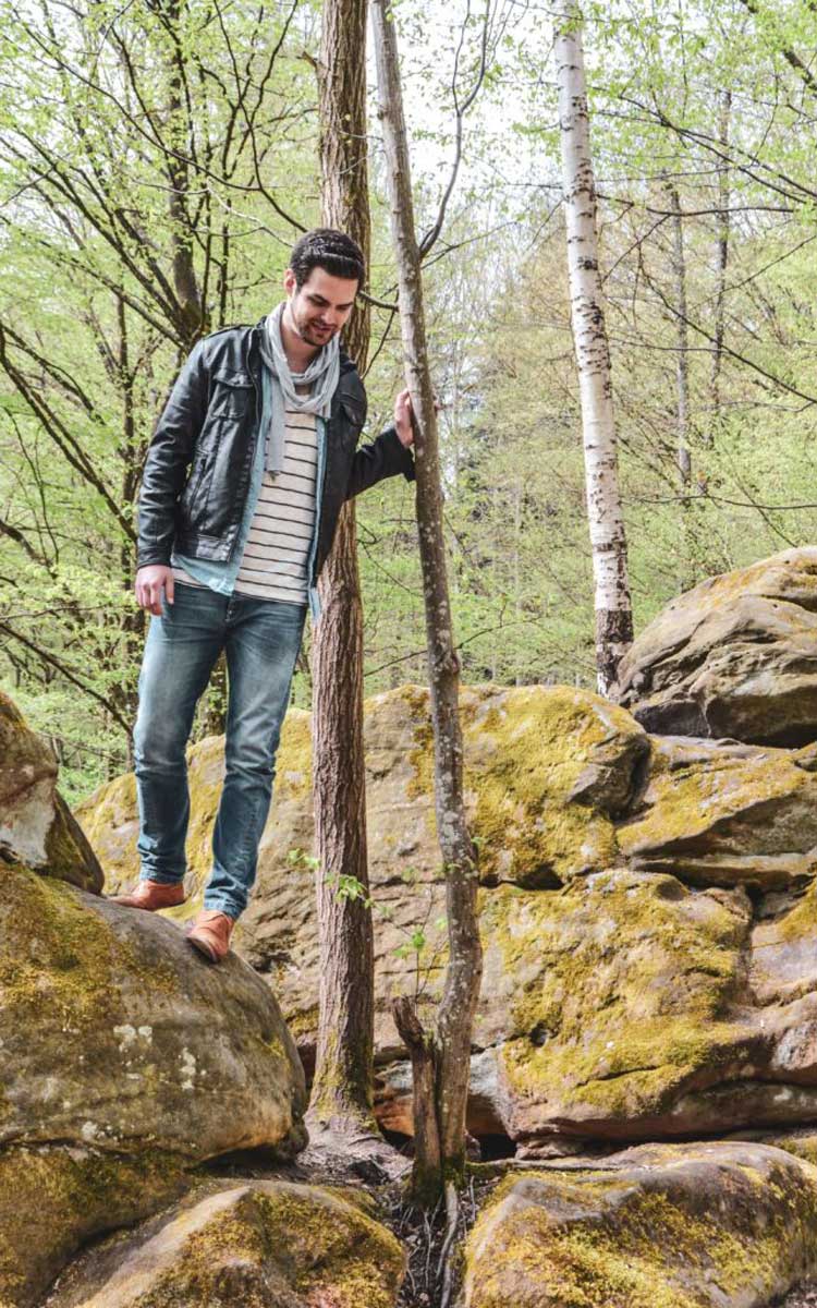 Florian Baier im Schlosspark Fantaisie in Eckersdorf. Foto: Alexandra Baier