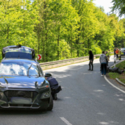 Unfall bei Kasendorf im Kreis Kulmbach: 16-Jähriger Biker verletzt. Foto: NEWS5/ Merzbach