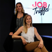 Patricia Knoll und Olivia Hofmann - die Gründerinnen aus Bayreuth starten mit ihrem Start-up Jobtrüffel durch. Bild: privat