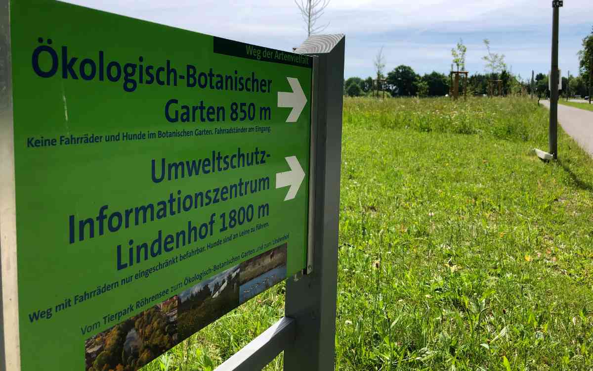 Bayreuths lebendiger Süden: Tierpark Röhrensee, Ökologisch-Botanischer Garten, UIZ Lindenhof und Studentenwald sollen zusammenwachsen. Bild: Jürgen Lenkeit