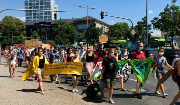 Fridays for Future in Bayreuth: Am 24. September findet wieder eine Demonstration statt. Archvbild: Jürgen Lenkeit