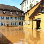 Am Samstag (10.7.2021) hat der Landkreis Erlangen-Höchstadt den Katastrophenfall ausgerufen: wegen Hochwassers und Überschwemmungen. Foto: Privat