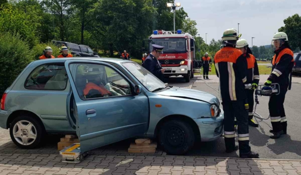 Die Freiwillige Feuerwehr Weidenberg unterzog sich einer Leistungsprüfung. Bild: Freiwillige Feuerwehr Bayreuth