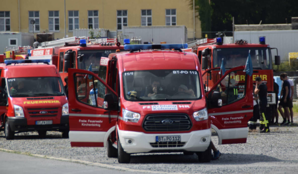 Feuerwehren aus Stadt und Landkreis Bayreuth fahren in das katastrophengebiiet nach Rheinland-Pfalz. Foto: News5 / Holzheimer