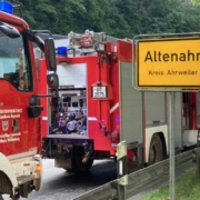 Die Feuerwehr aus Bayreuth und umliegenden Gemeinden ist aus dem Ahrtal zurückgekehrt. Bild: Feuerwehr Pegnitz / Facebook