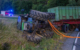 Traktor baut Unfall bei Plankenfels im Kreis Bayreuth. Foto: Merzbach / News5