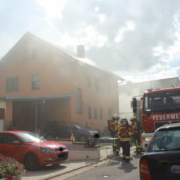 Feuer in Pegnitz: Ein Wohnhaus ist nun unbewohnbar. Foto: Holzheimer / News5