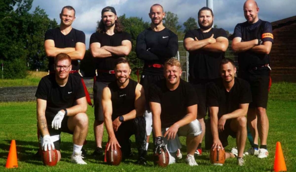 Flag Football in Ramsenthal: Die erste offizielle Mannschaft weit und breit wurde jetzt gegründet. Bild: Jürgen Lenkeit