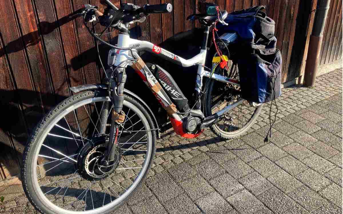 Dieses Monster Bike hat die Polizei Stadtsteinach sichergestellt. Bild: Polizei Stadtsteinach