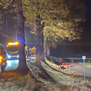 Unfall zwischen Hainbronn und Weidlwang: Danach wurde eine Person vermisst. Foto: BRK Bereitschaft Pegnitz / Screenshot (Facebook)