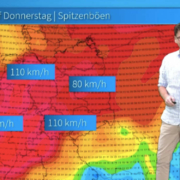 Sturm- und Orkanböen erreichen am Mittwoch und Donnerstag Deutschland. Hier wird es stürmisch. Foto: Screenshot/ Wetter.net