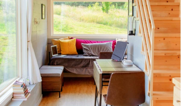 Tiny House: Zukunftsorientiert und modern wohnen auf kompaktem Platz. Symbolbild: Unsplash/Andrea Davis