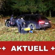 Die beidne Männer, die am Sonntag in Münchberg vor der Polizie geflüchtet waren und dabei einen Polizisten schwer verletzt hatten, konnten gefasst werden. Bild: News5/Fricke