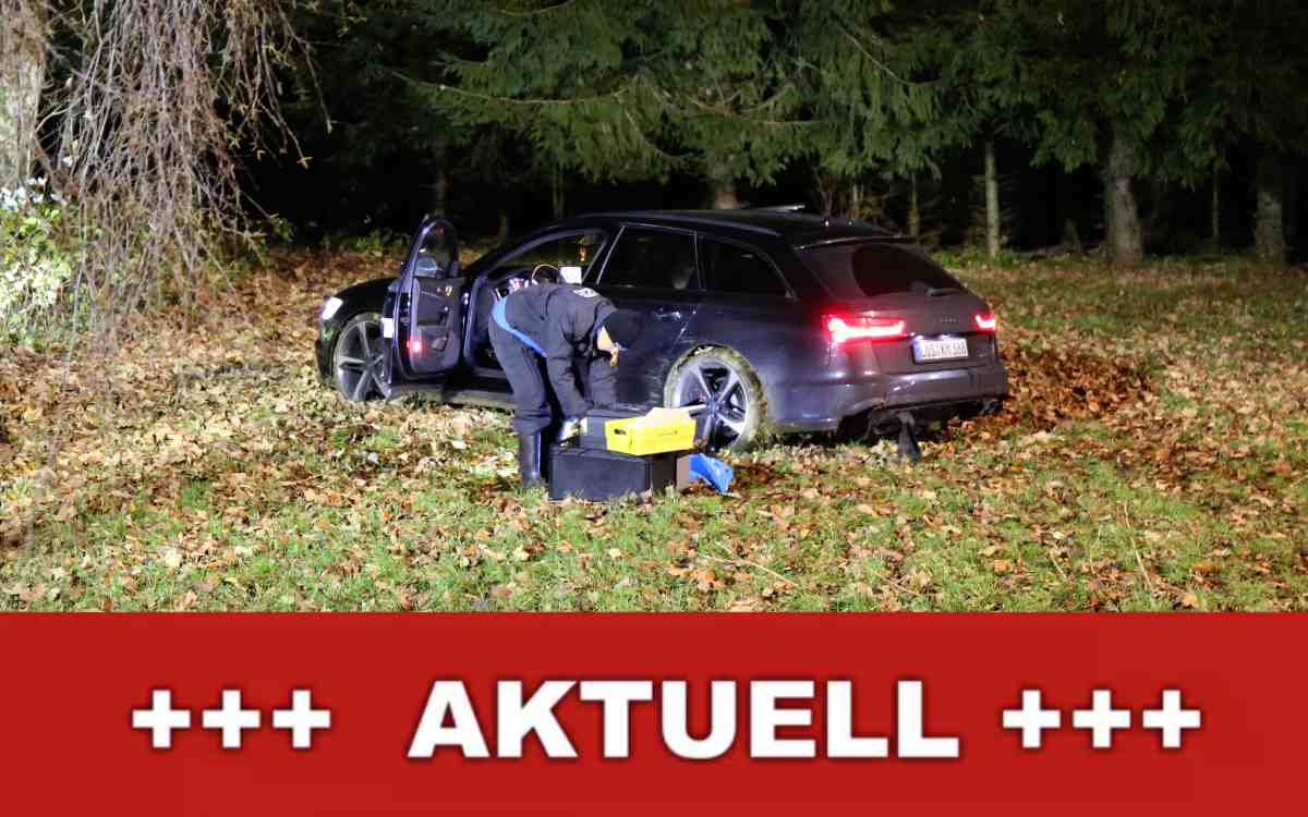 Die beidne Männer, die am Sonntag in Münchberg vor der Polizie geflüchtet waren und dabei einen Polizisten schwer verletzt hatten, konnten gefasst werden. Bild: News5/Fricke