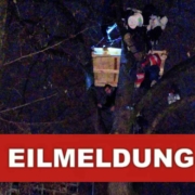 Baumhaus in Bayreuth: Klimaaktivisten haben in der Nacht ein Protestcamp in Bayreuth errichtet. Bild: Klimacamp Bayreuth